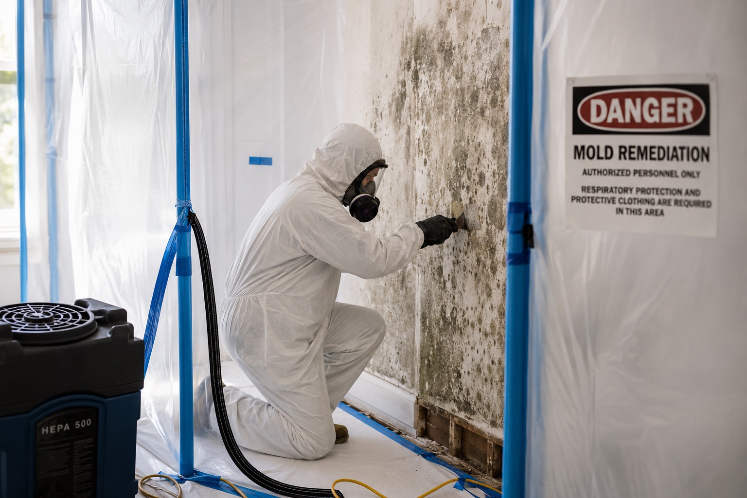 Mold remediation in Gainesville FL - professional mold removal service